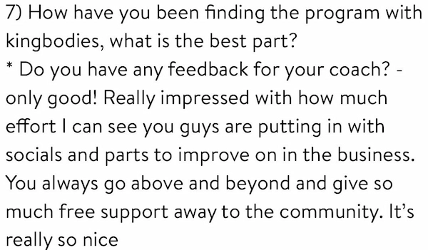 Verified Client Feedback