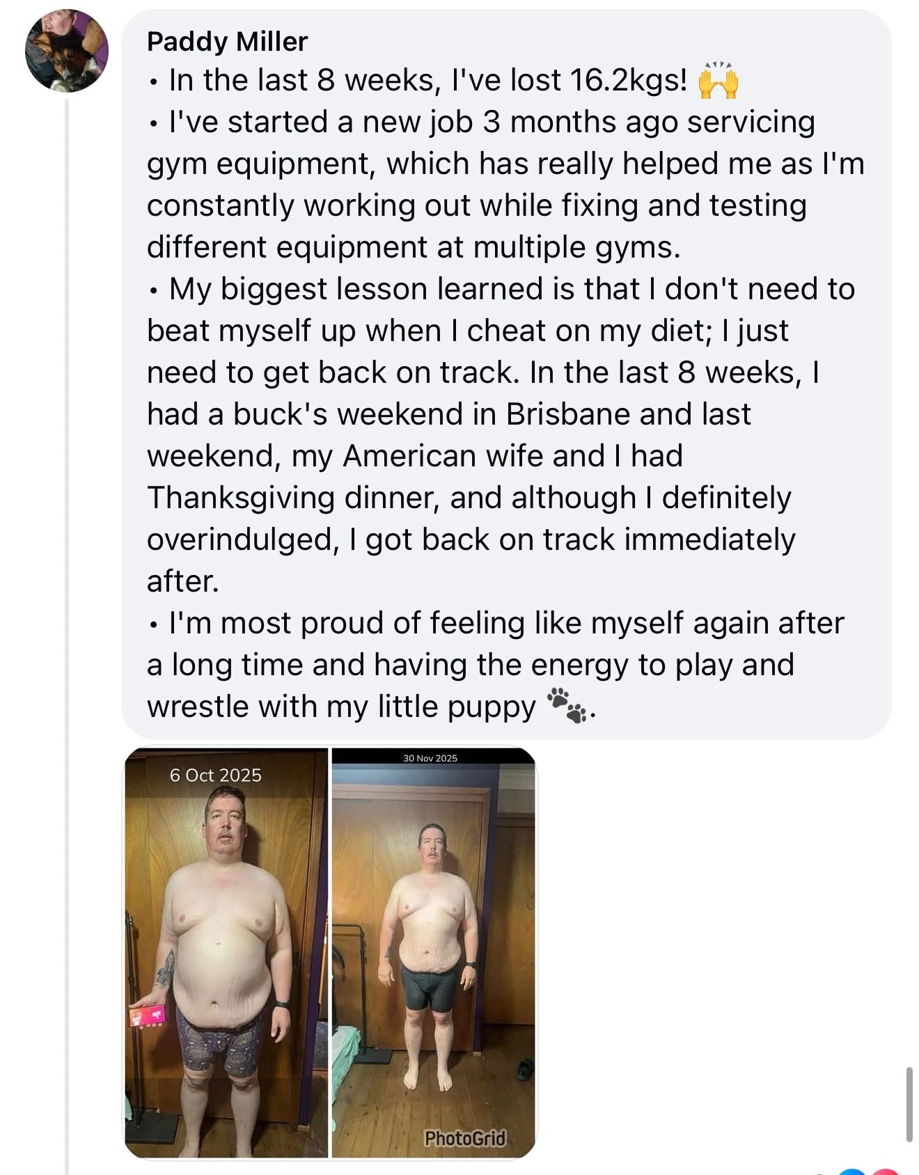 Kingbodies Testimonial